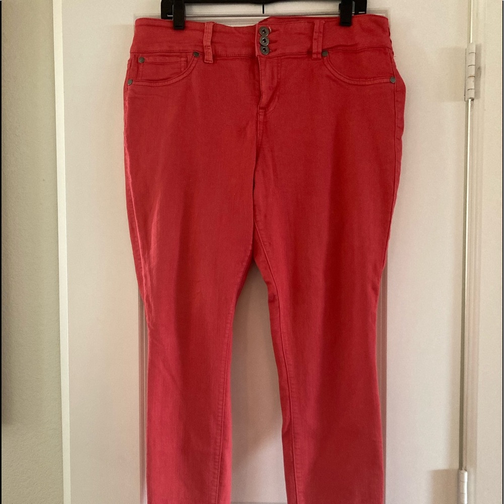 Torrid Stretch Jeans in Coral